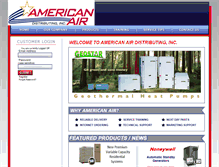 Tablet Screenshot of americanairdist.com